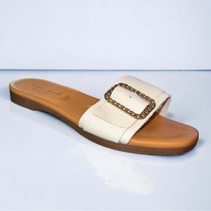 Mila Paoli buckle slide sandals